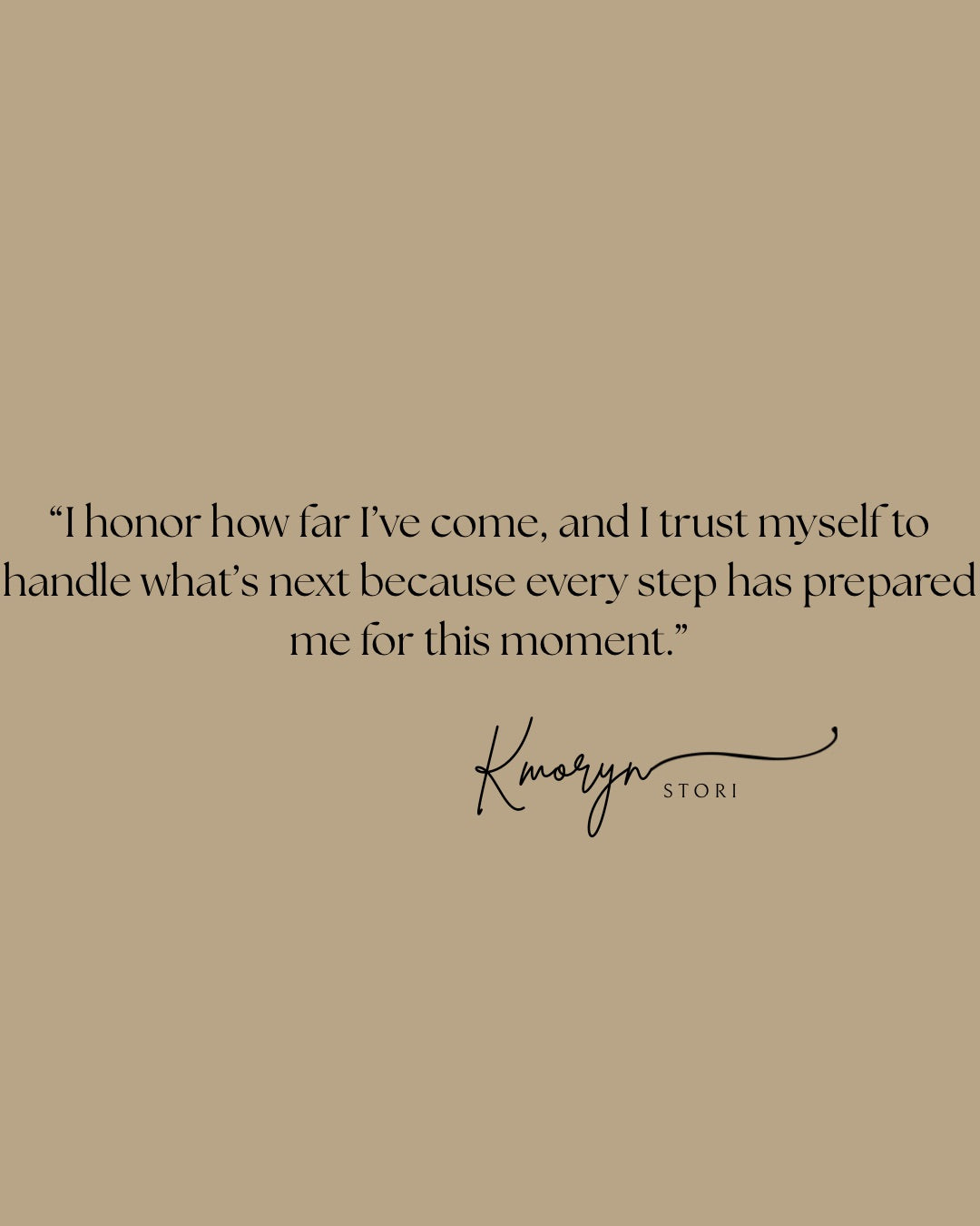 Mirror Cling: I honor how far I’ve come and I trust myself to handle what’s next