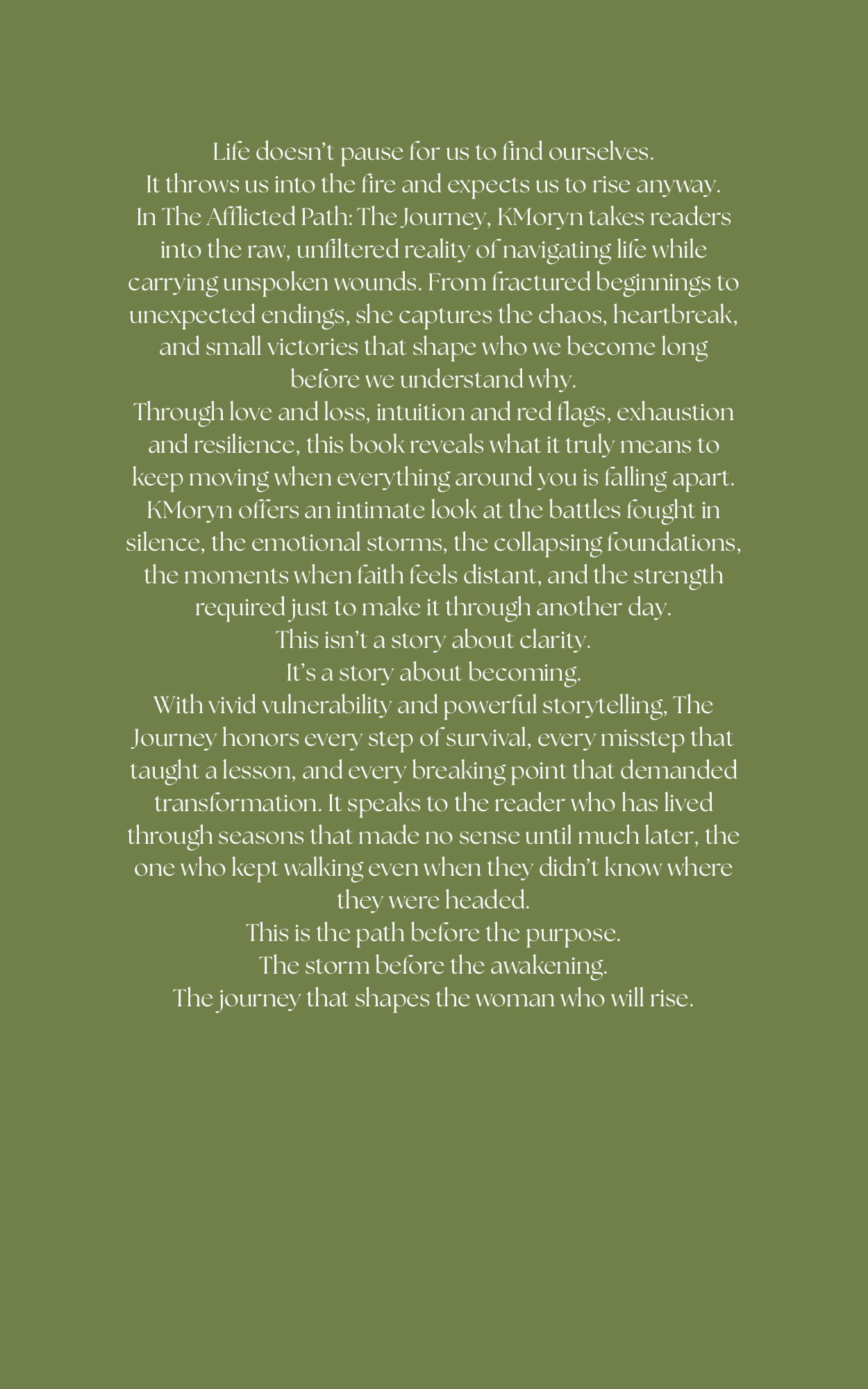 The Afflicted Path: The Journey